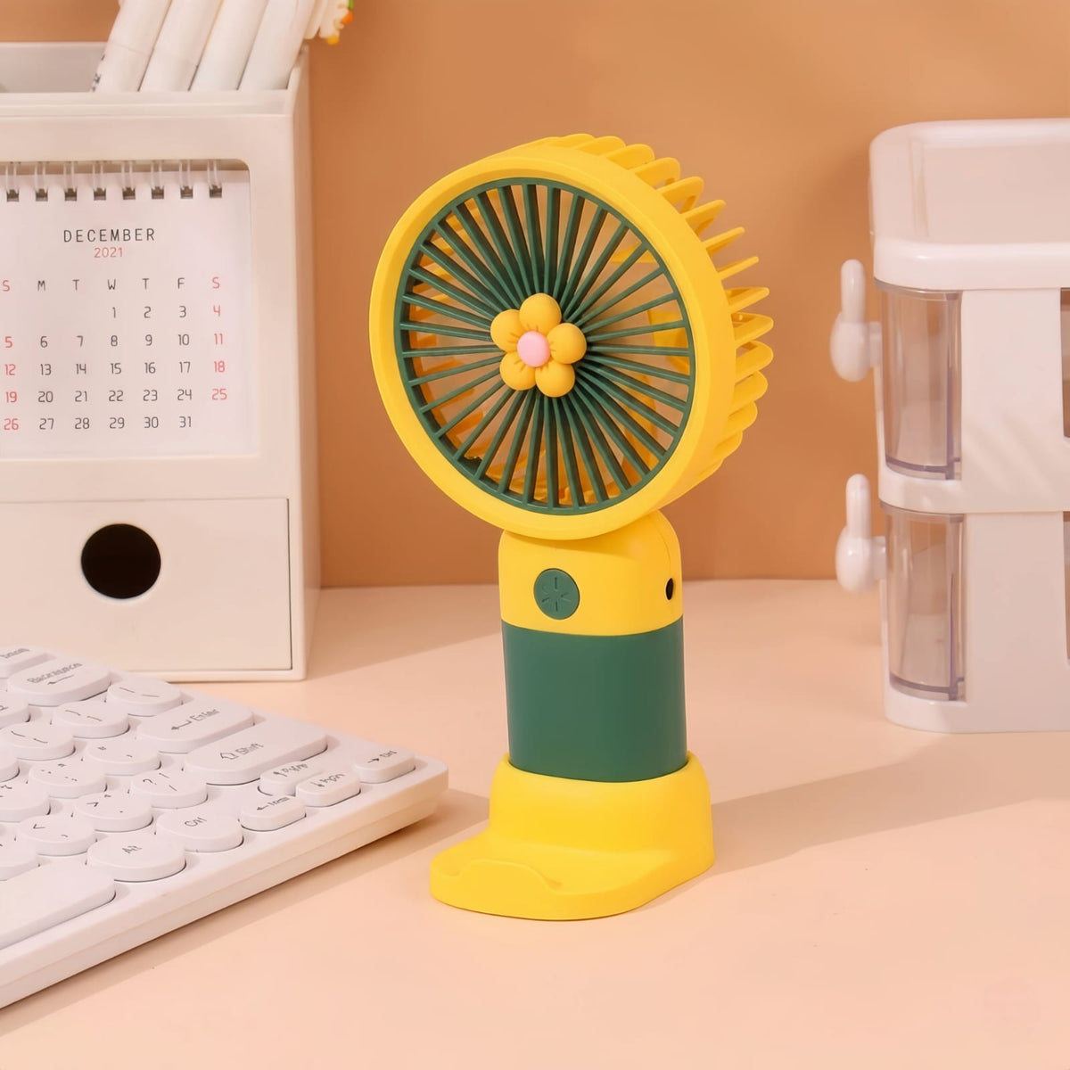 Mini Portable USB Rechargeable Fan – Handheld Cooling Fan for Kids & Travel