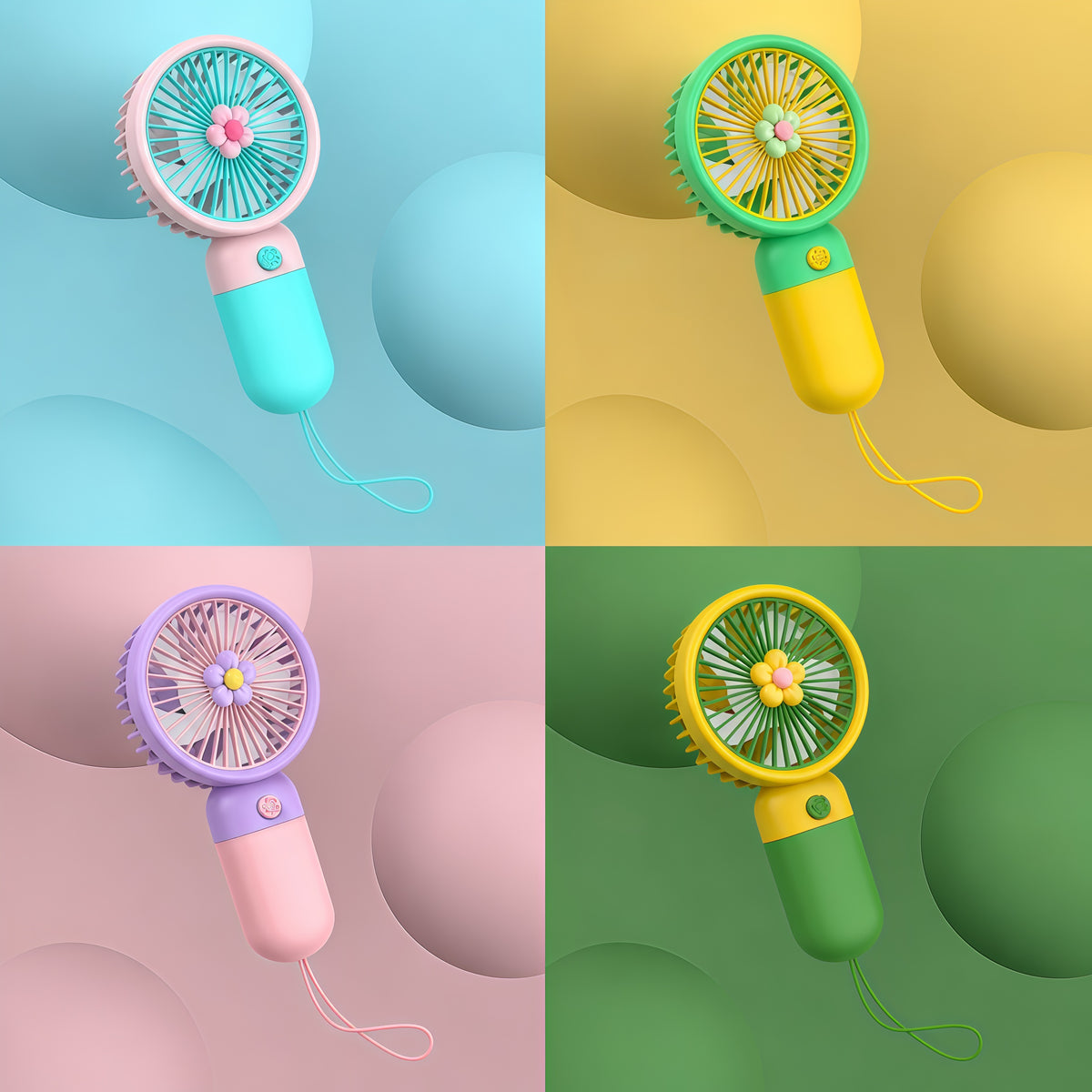 Mini Portable USB Rechargeable Fan – Handheld Cooling Fan for Kids & Travel