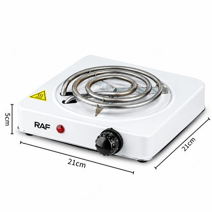 RAF 1000W Electric Stove – Single Burner Hot Plate | Fast Heating, Easy to Clean